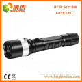 Factory Supply 3.7v 1*18650 lithium battery Powered Multi-function Beam Adjustable Focus Cree XPG 5W led Rechargeable Torch